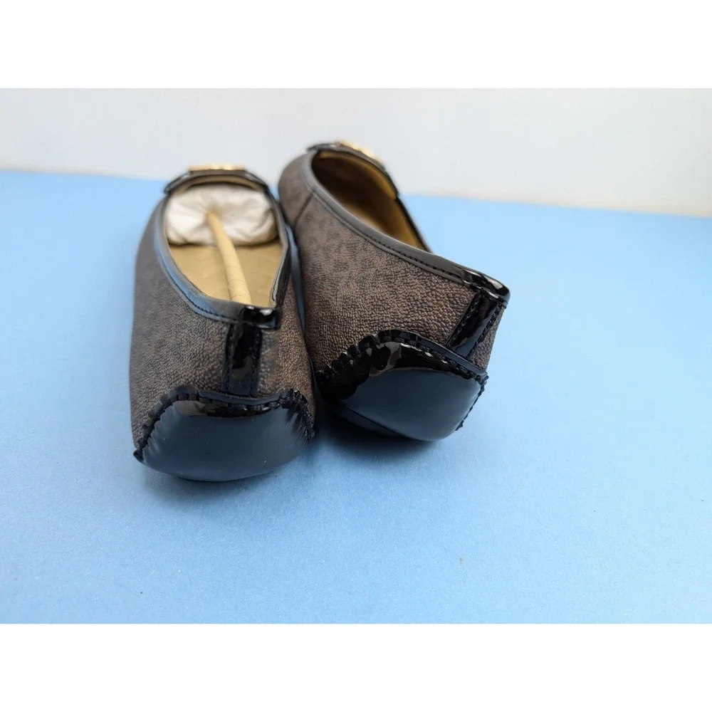 Michael Kors Lillie Moc Brown Logo w/ Gold Hardware Women's size 11